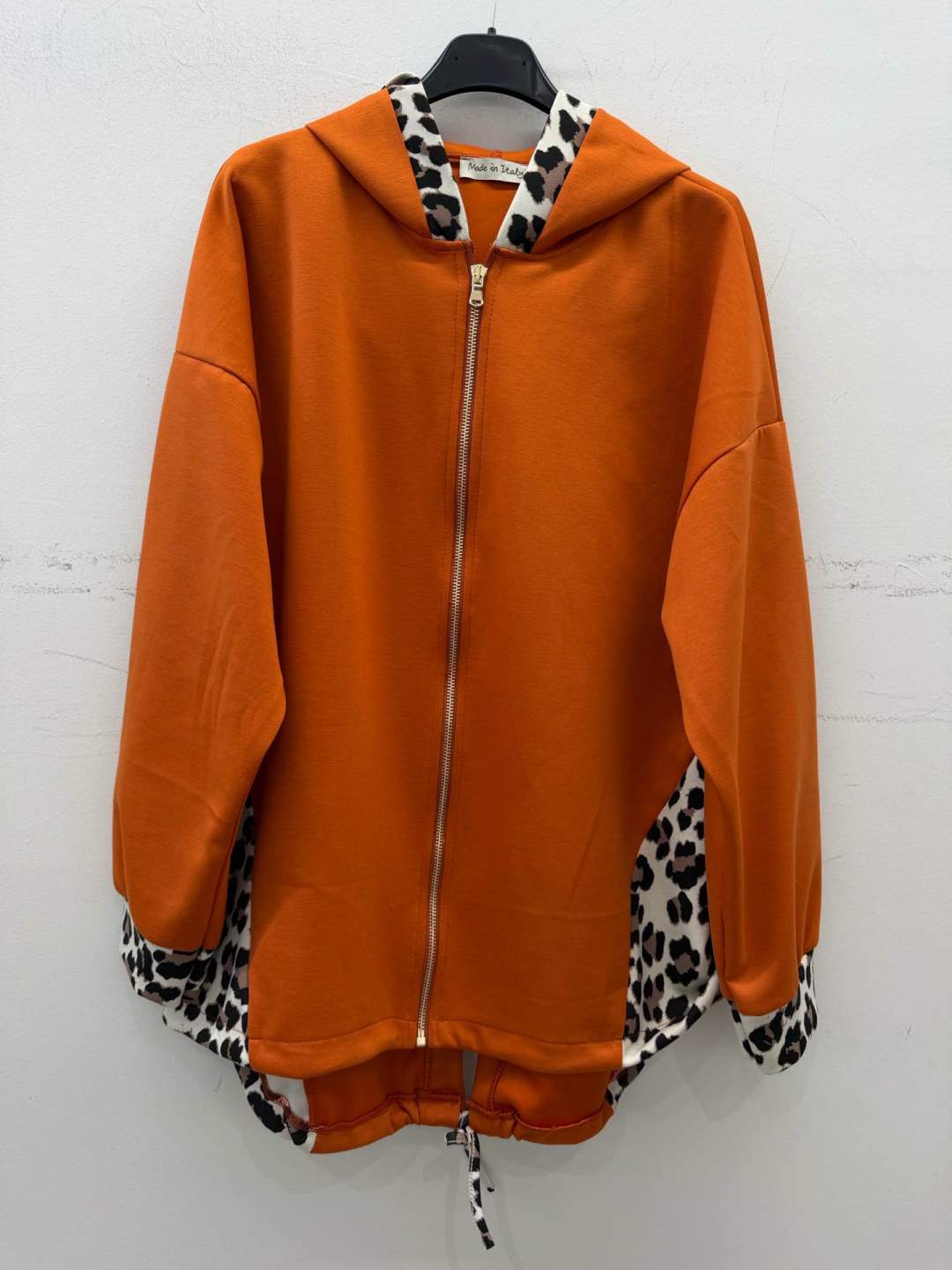 Oversize bunda s kapucňou