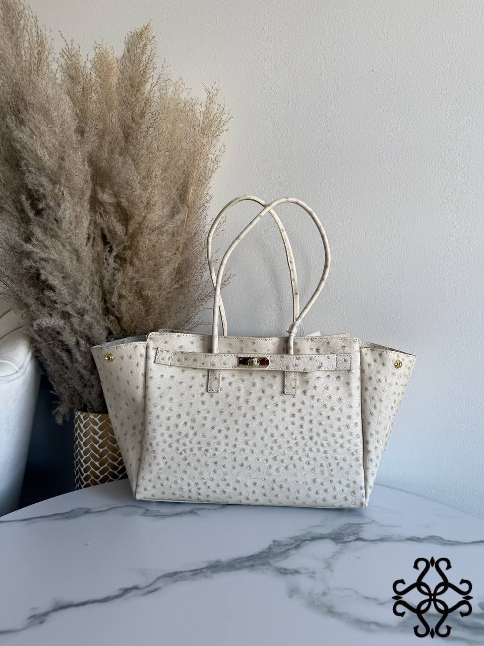 Minimal kožená shopper taška