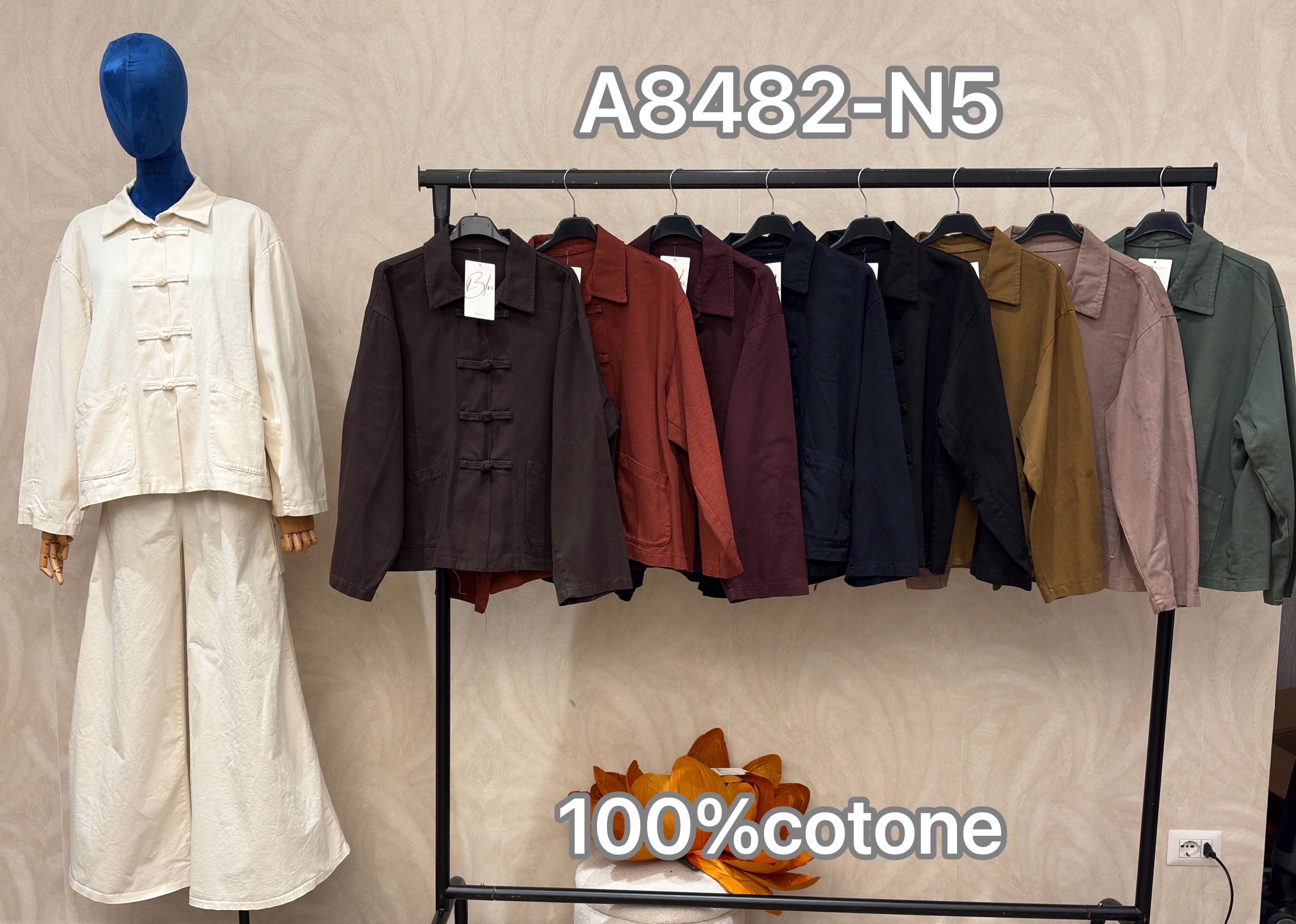 Oversize bunda s golierom