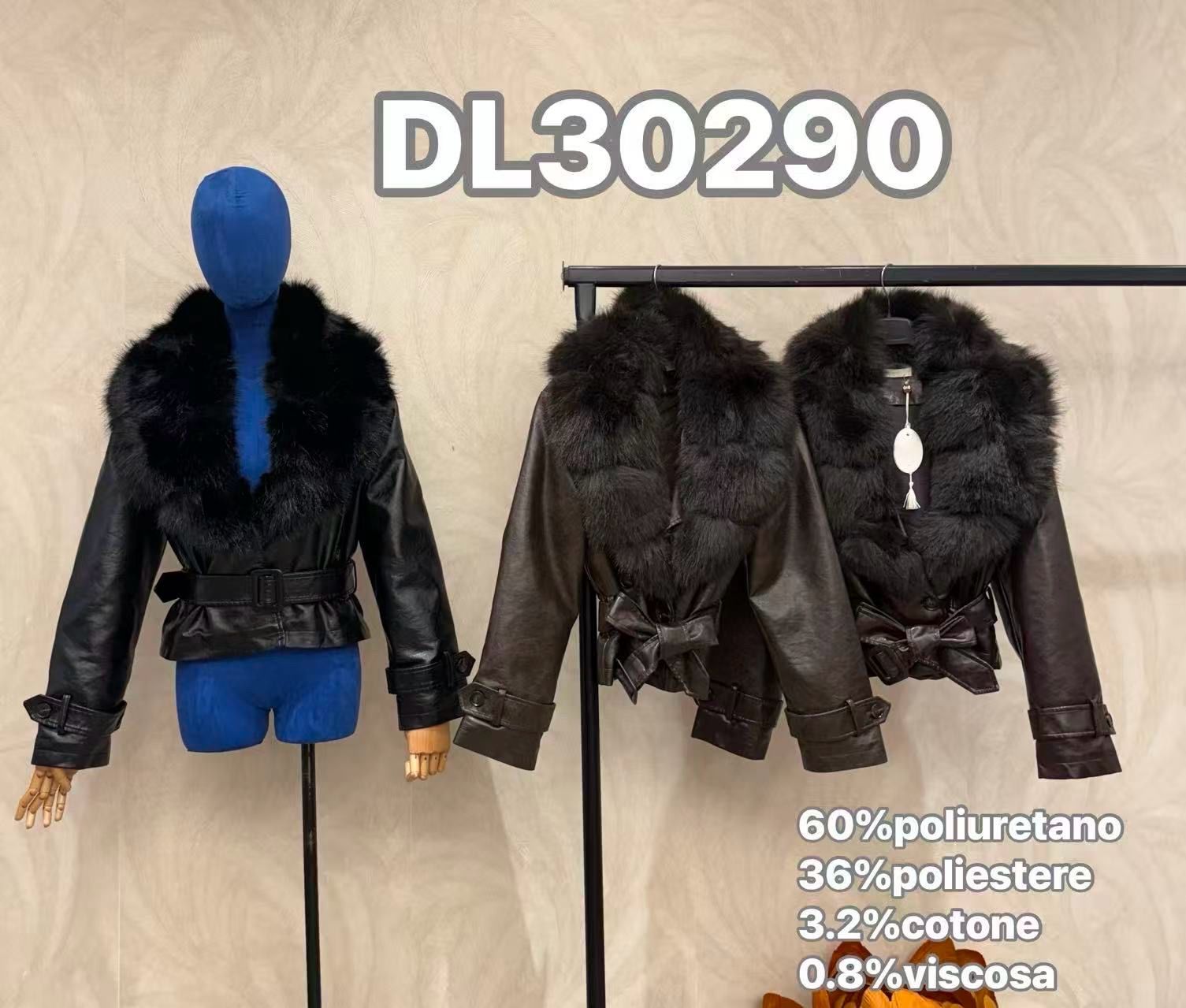 Zúžená bunda s golierom