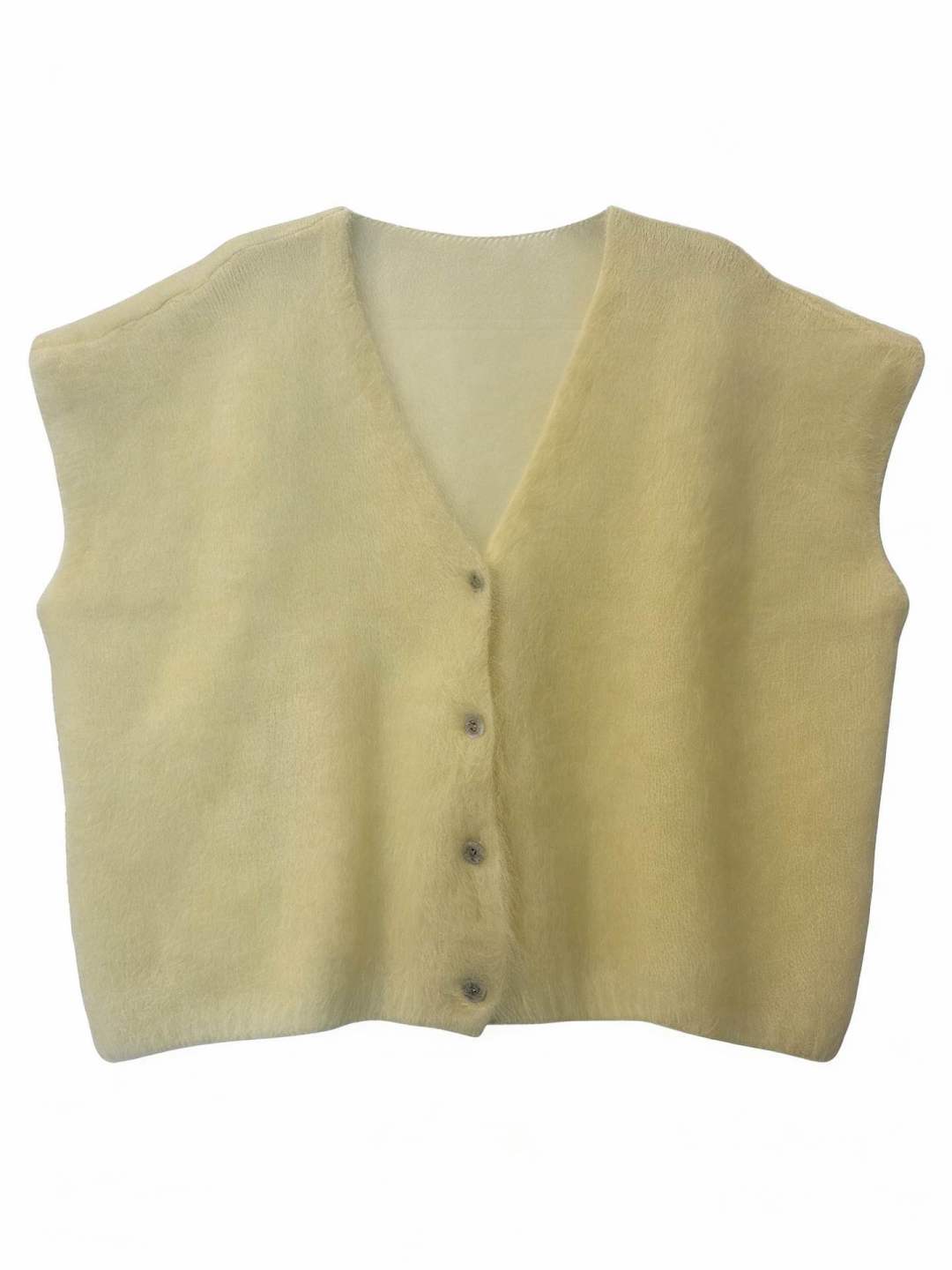 Oversize vesta s výstrihom do V