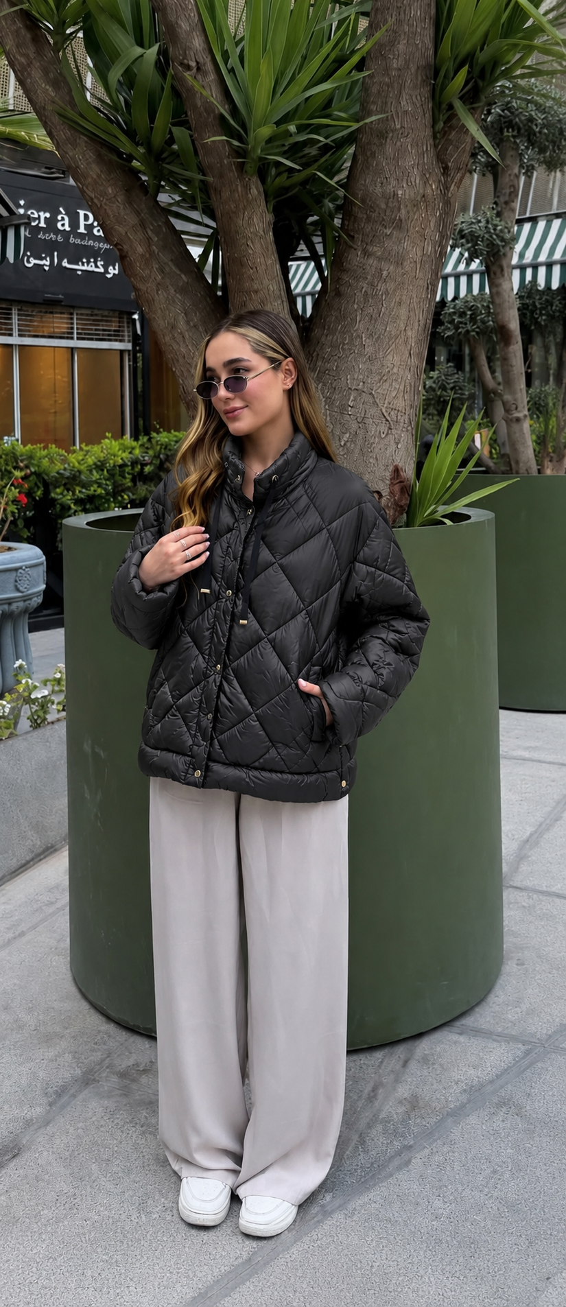 Oversize bunda s rolákom