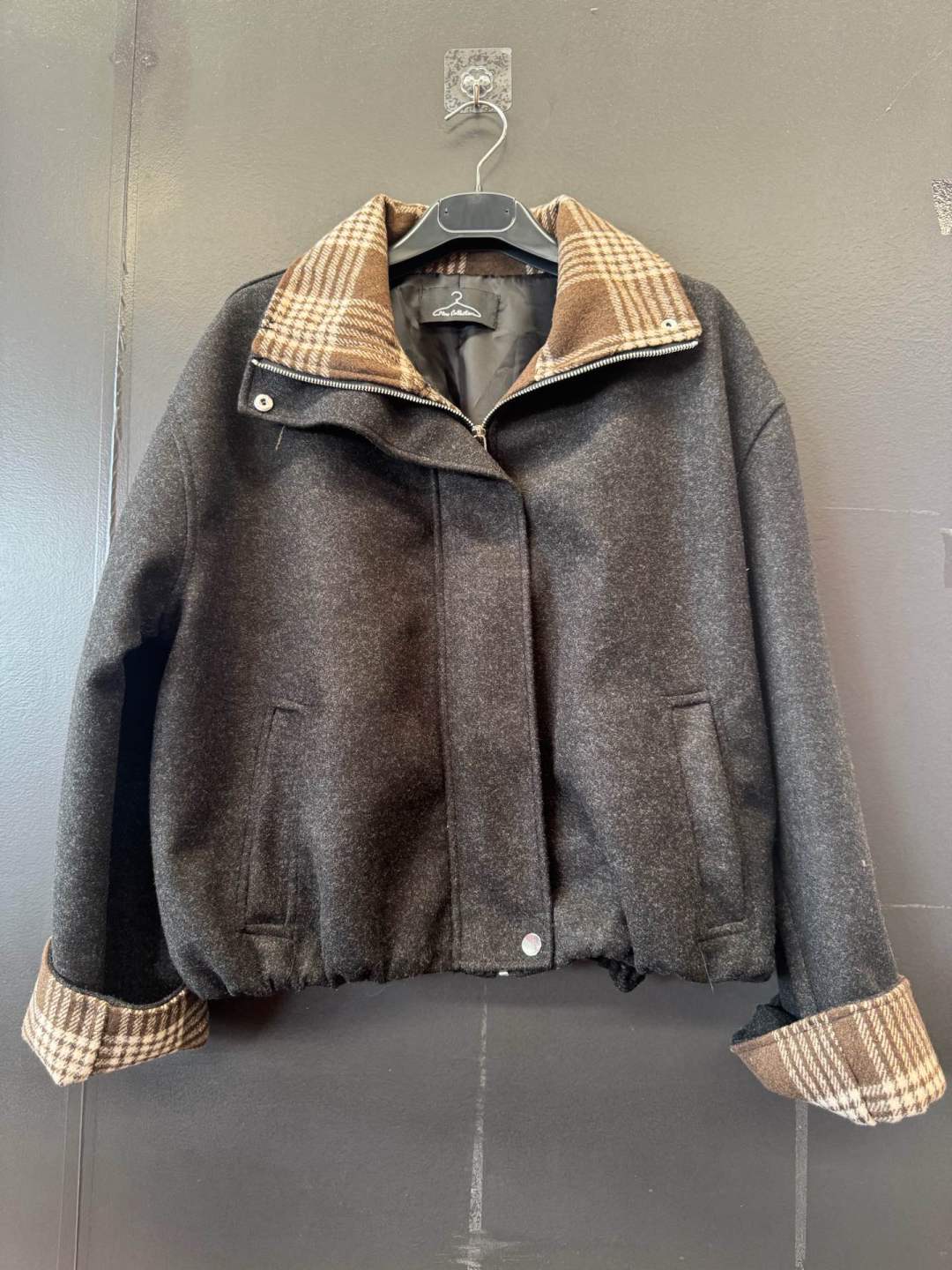 Bomber bunda s golierom
