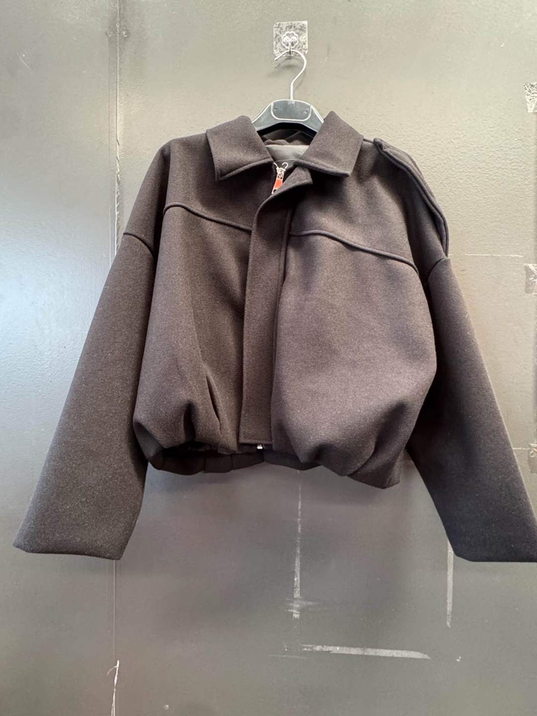 Oversize skrátená bunda (cropped)