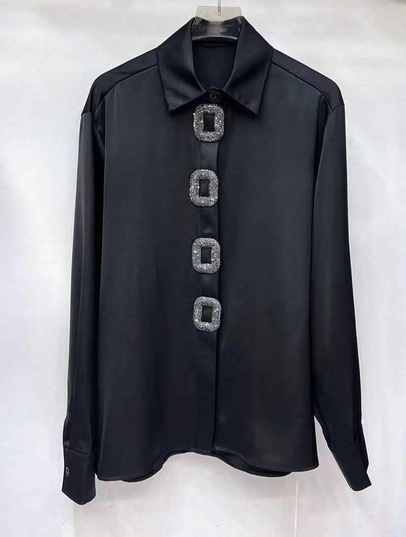 Elegantná košeľová blúzka