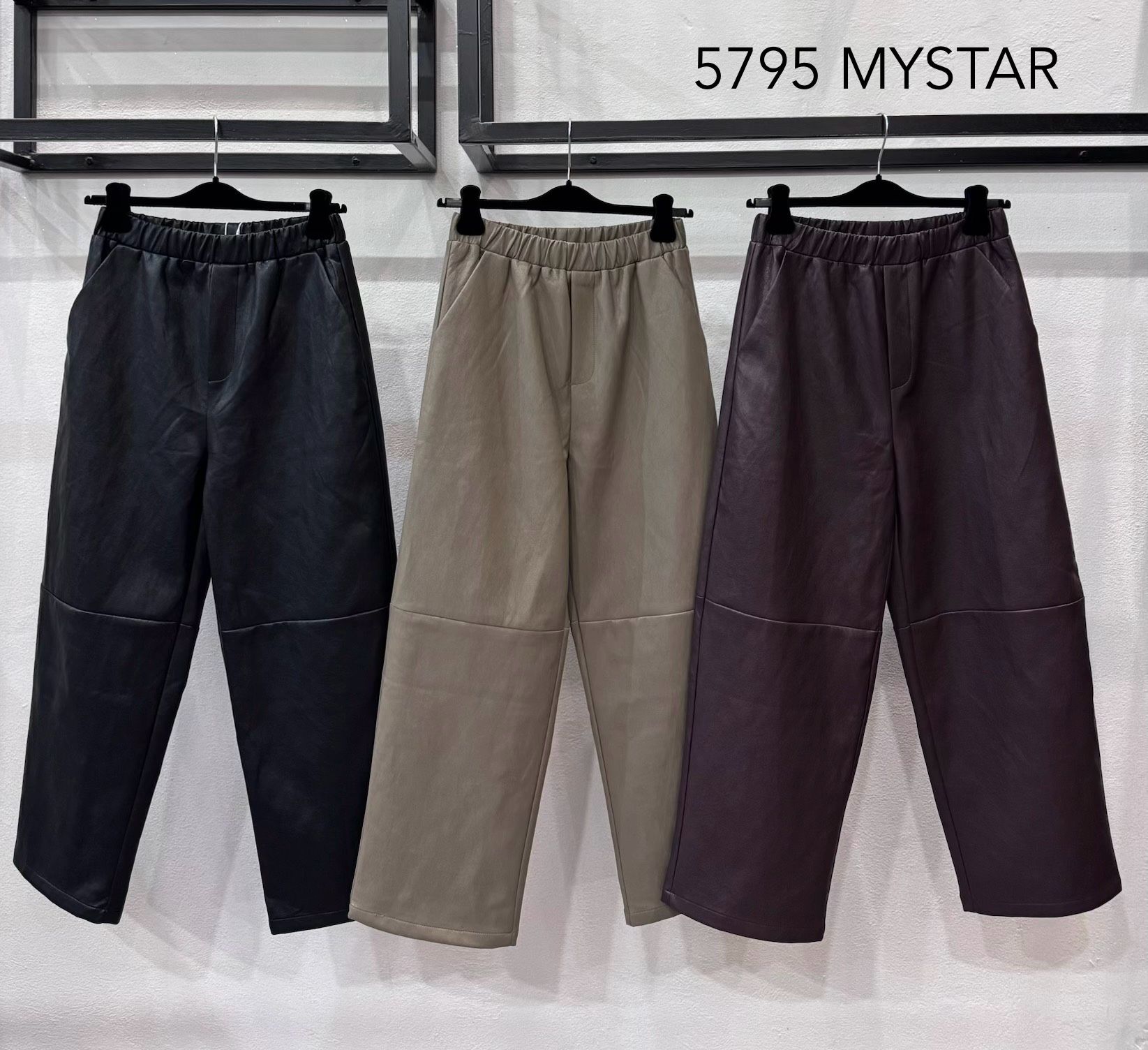Nohavice Wide Leg s Elastickým Pásom