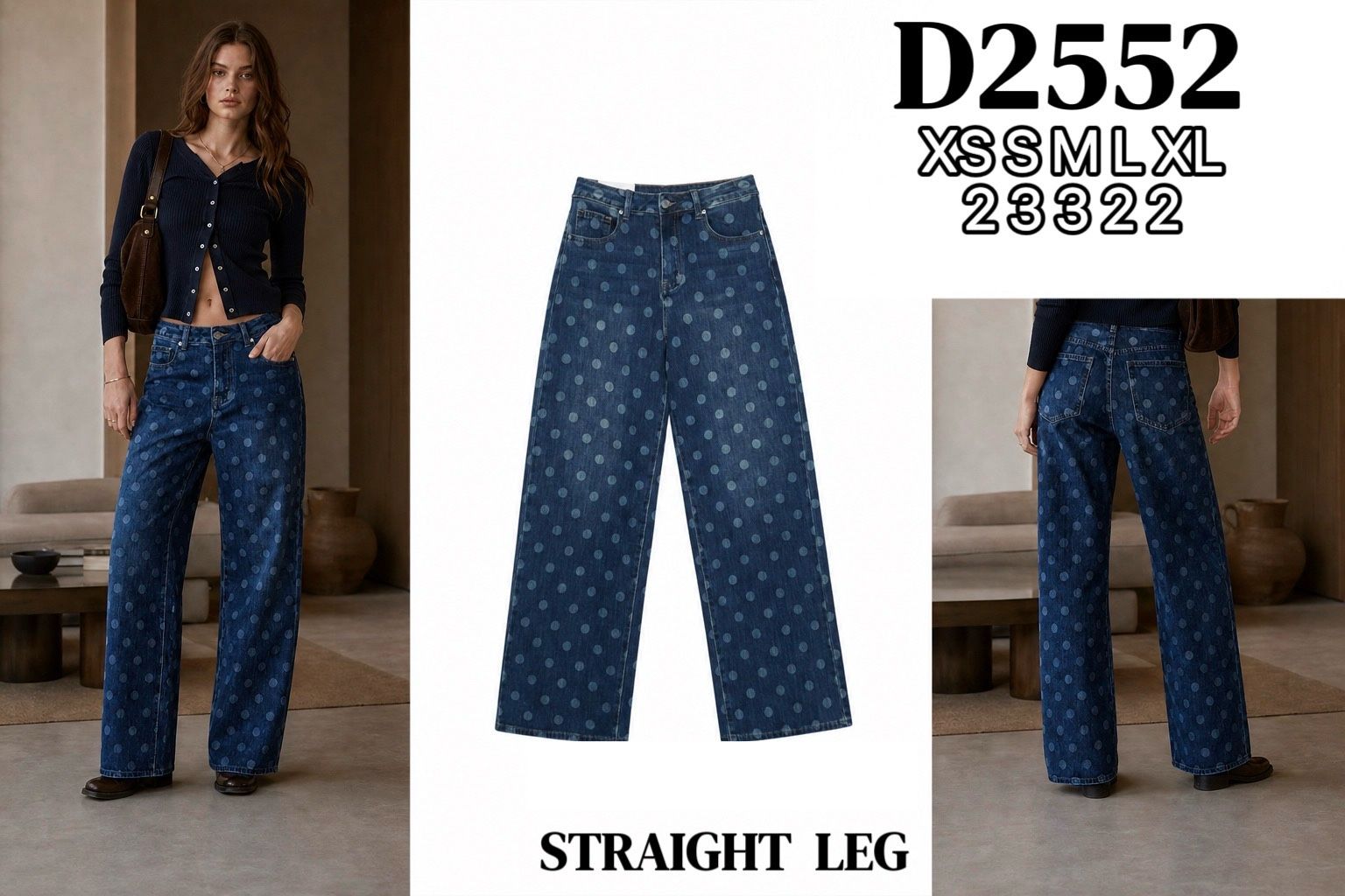 Rifle Straight‑Leg s bodkami