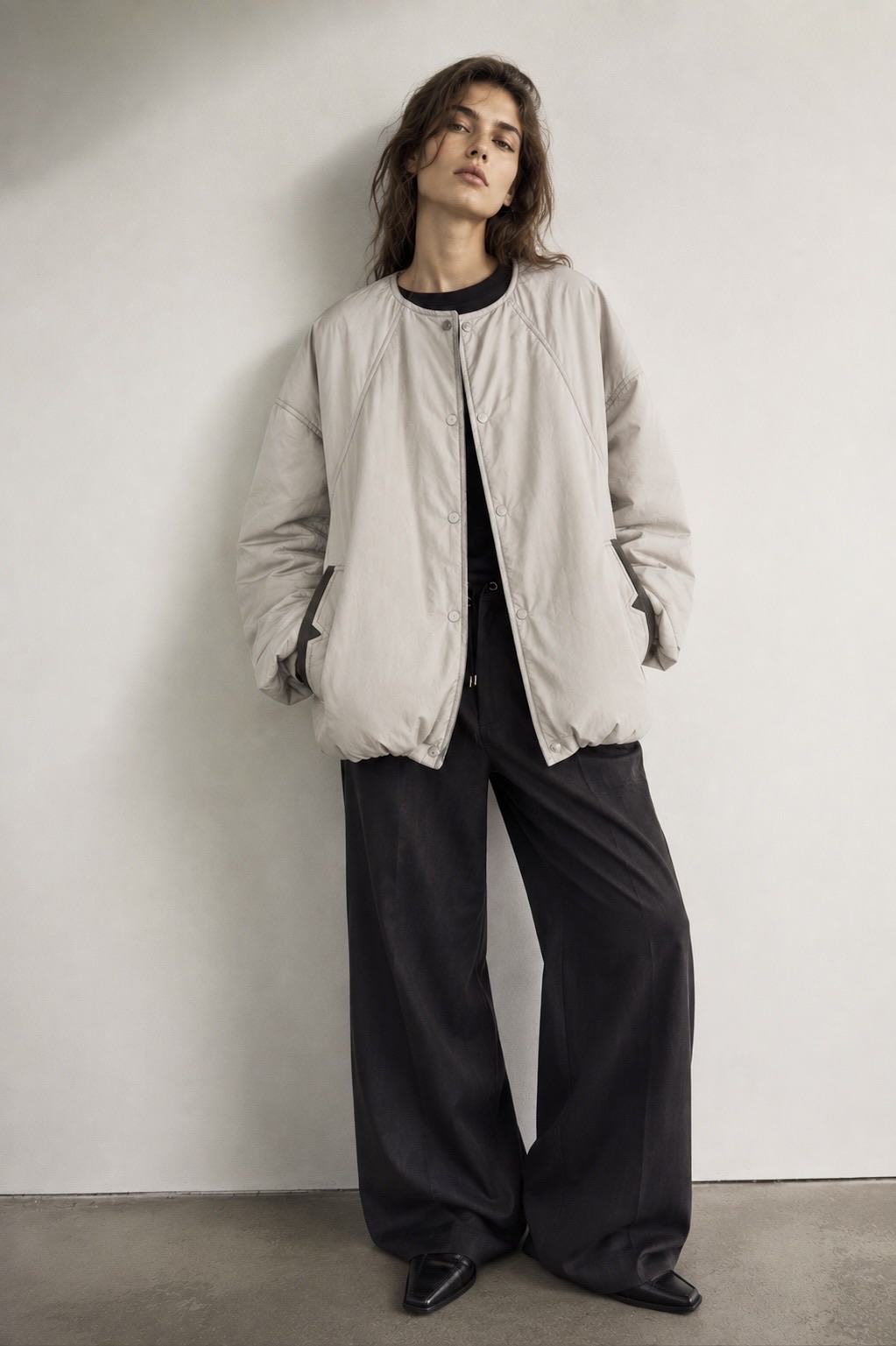 Oversize bomber bunda