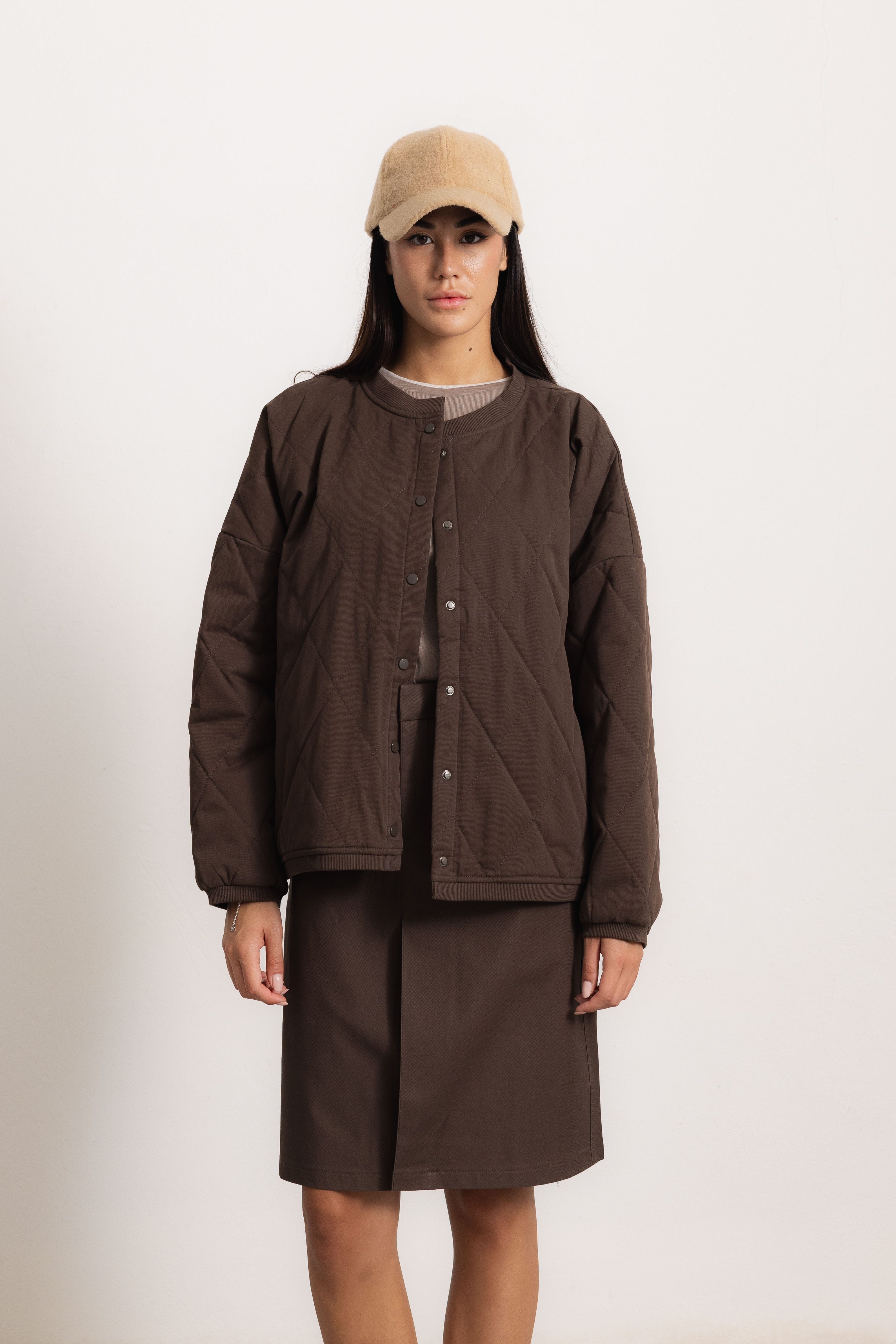 Oversize prešívaná bunda