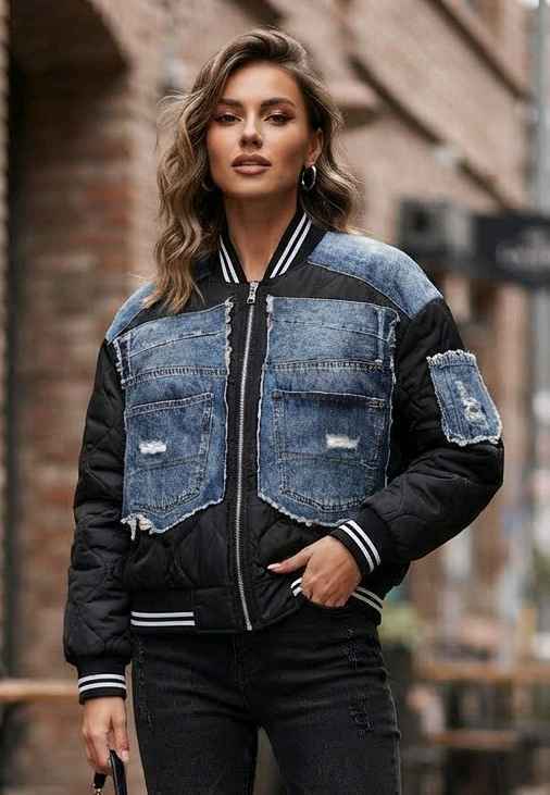 Prešívaná bomber bunda