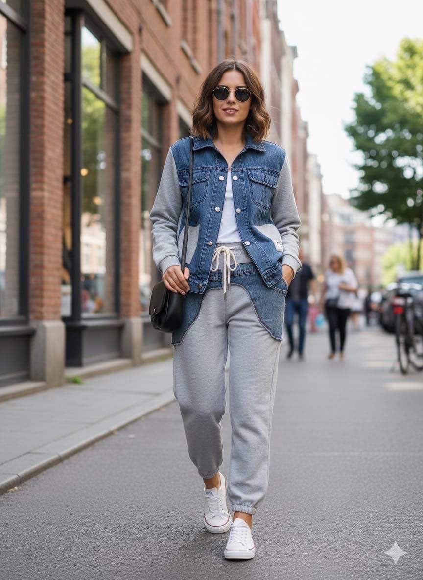 Klasická denim bunda s košeľovým golierom