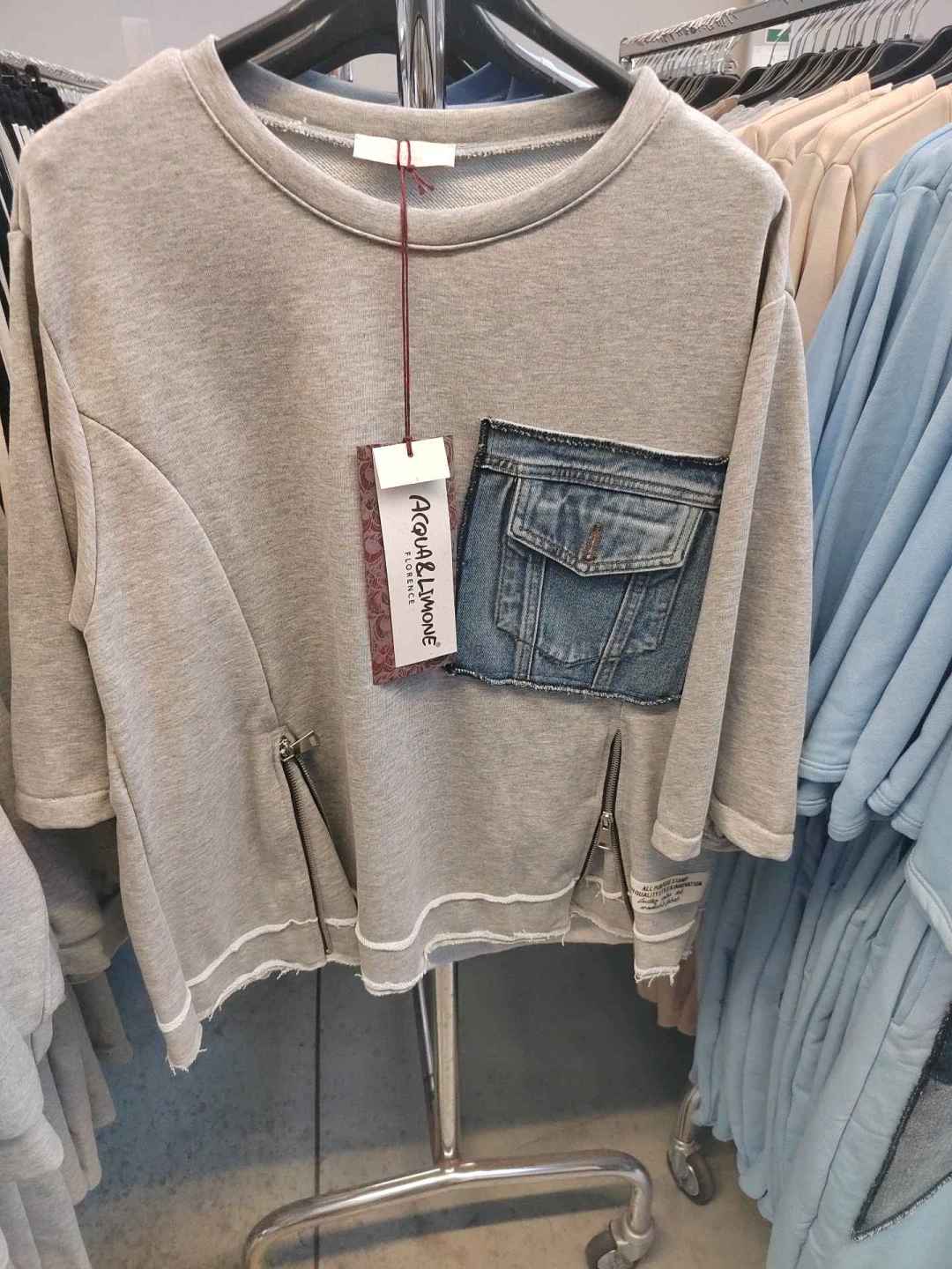 Boxy mikina s vreckami