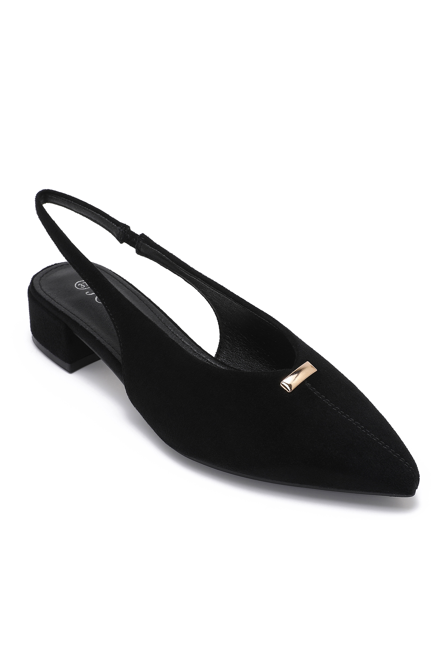 Lodičky slingback s ozdobným detailom