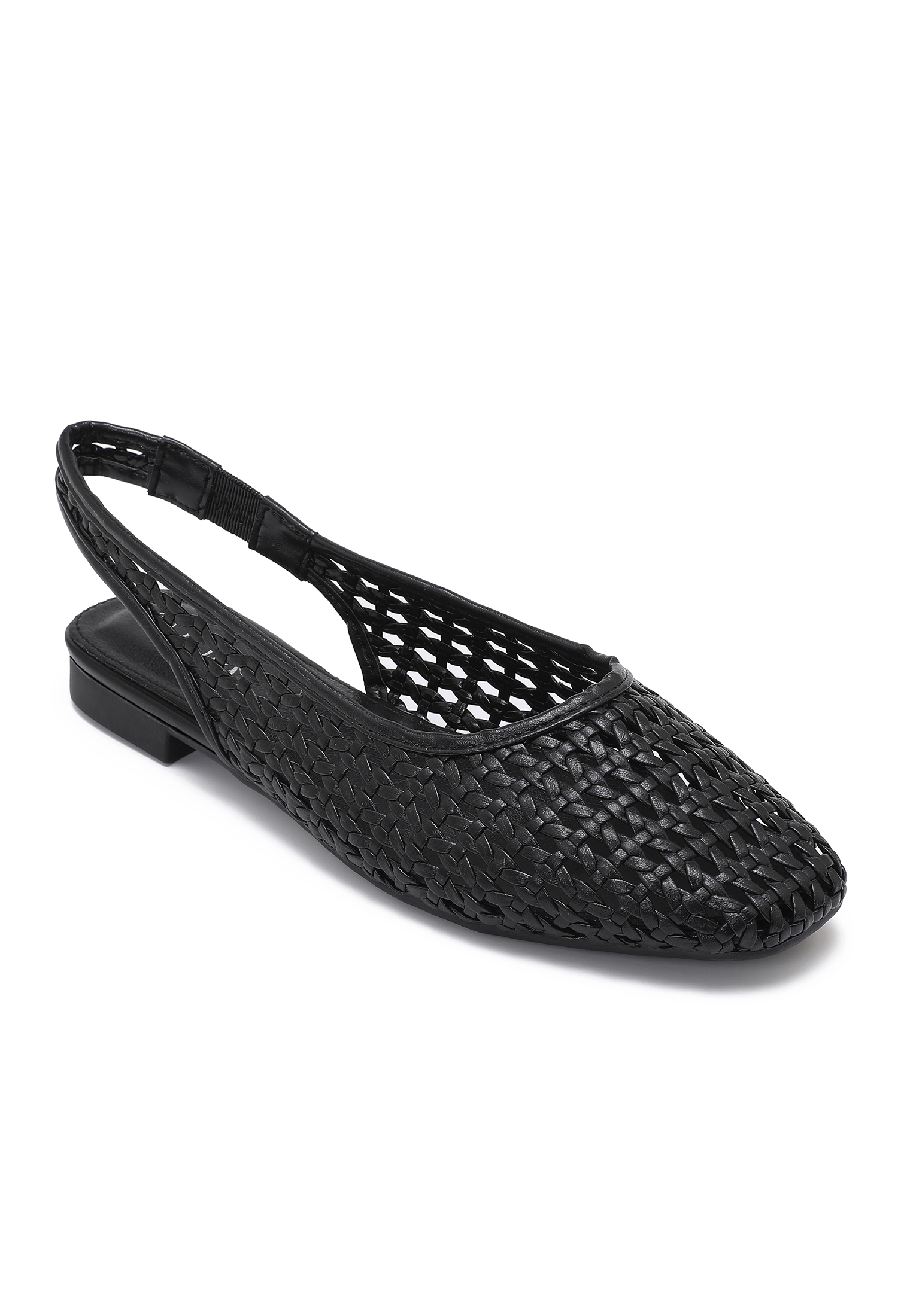Balerínky so výrezmi a slingbackom