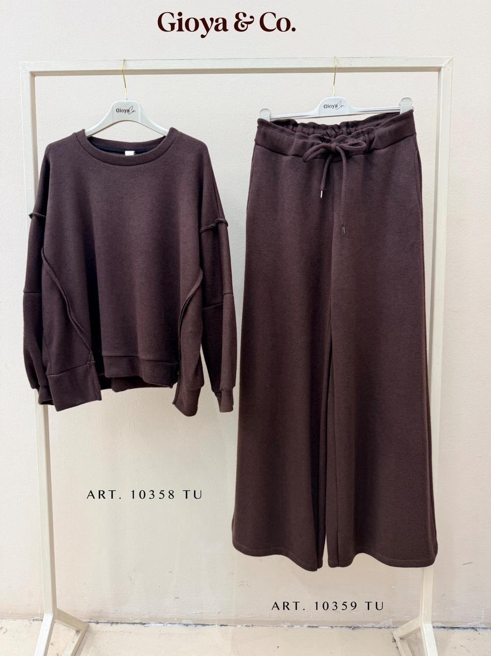 Oversize mikina s okrúhlym výstrihom