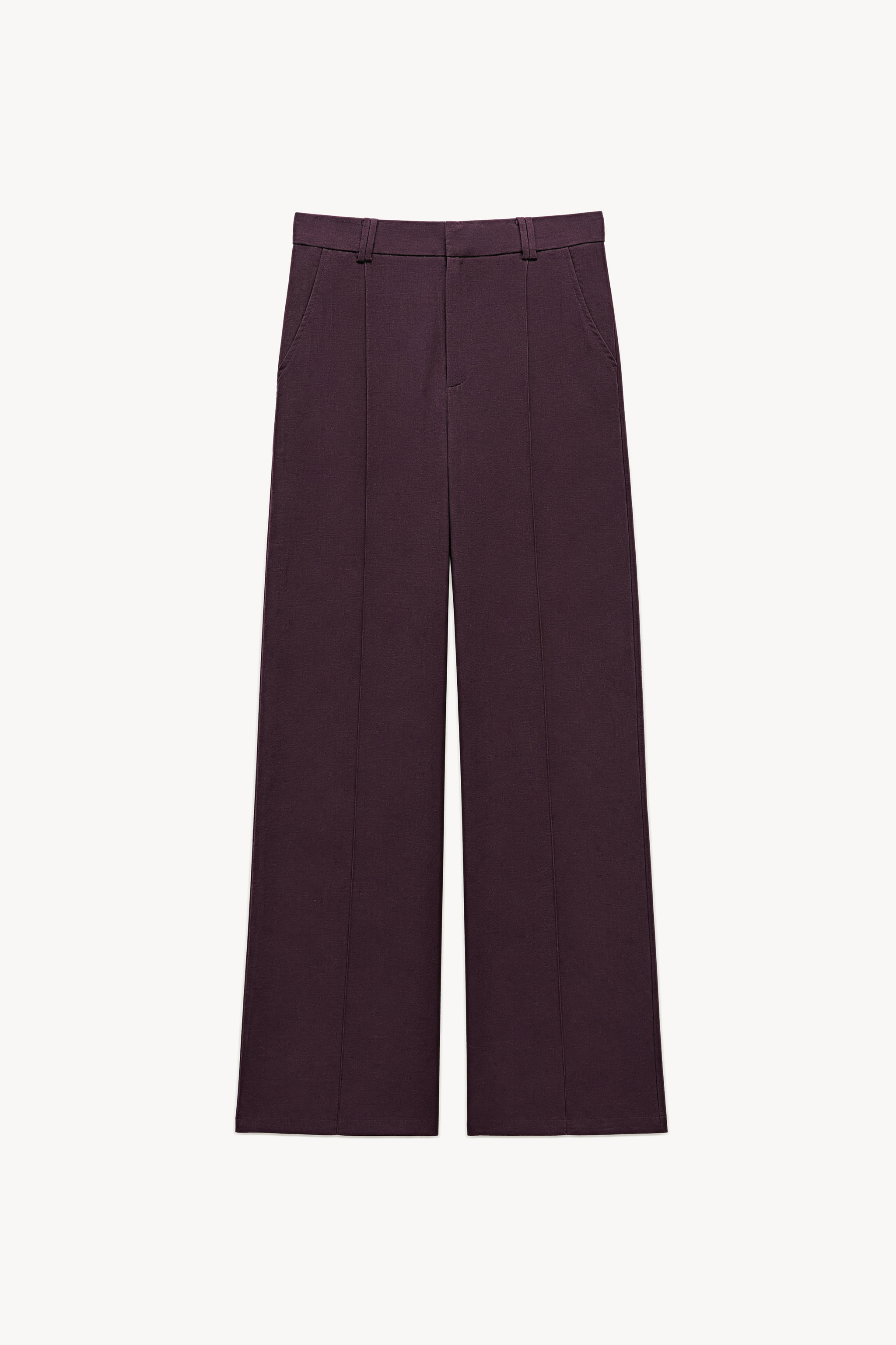 Nohavice Wide Leg s Plisovaním