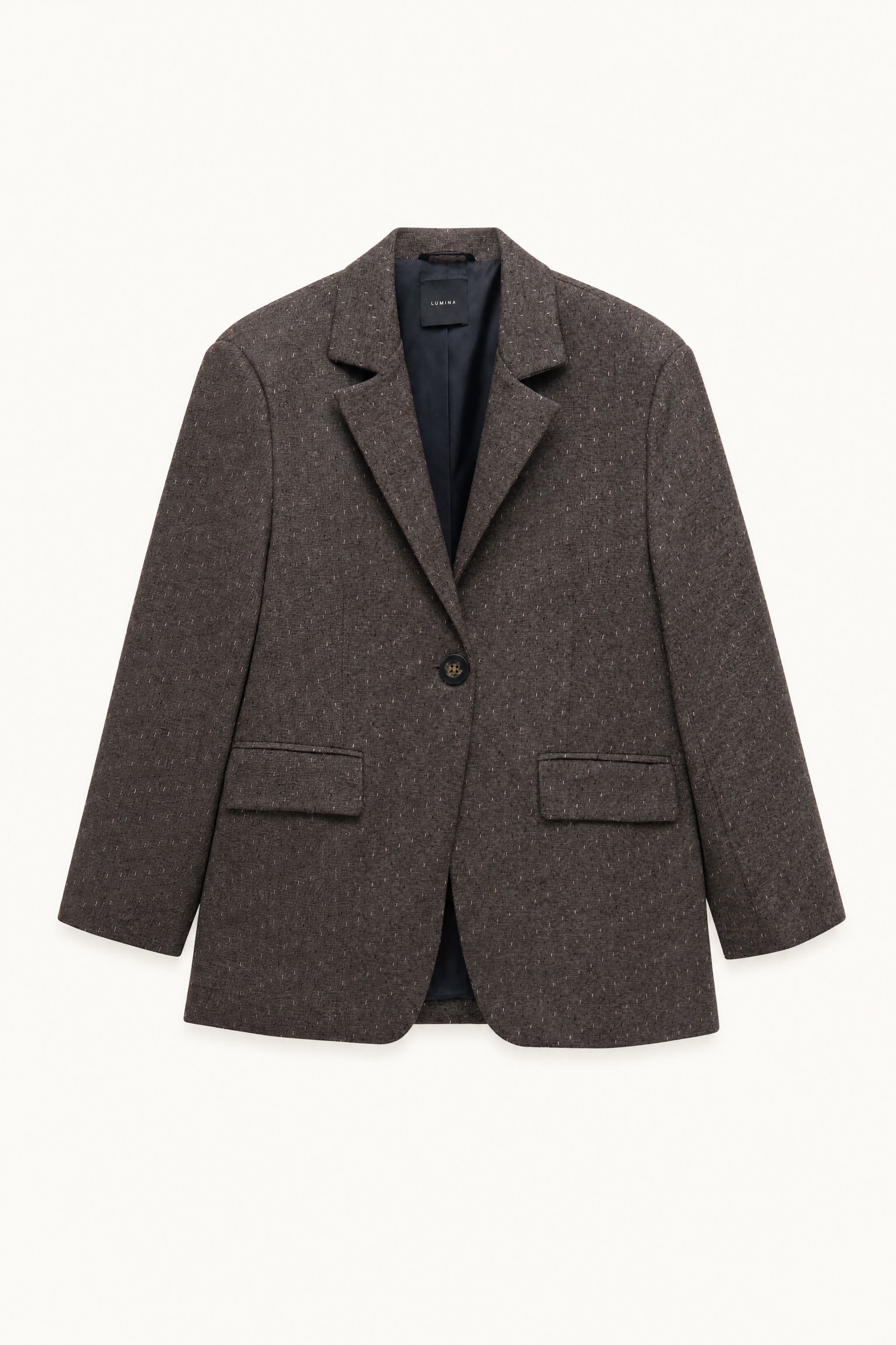 Voľnejší predĺžený blazer
