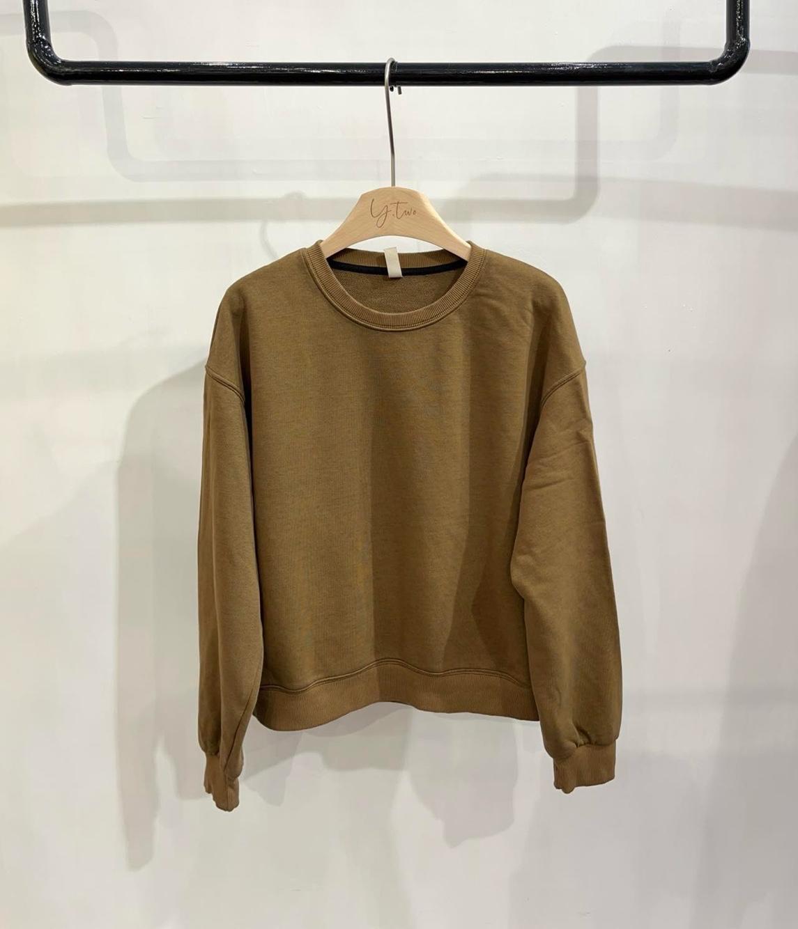 Oversized mikina s okrúhlym výstrihom