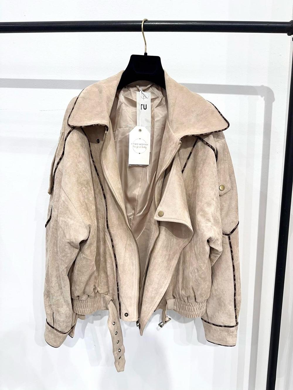 Oversize bunda s golierom